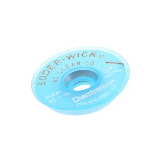 Chemtronics No Clean De-Soldering Braid 0.8mm Width, 3m Length 60-1-10