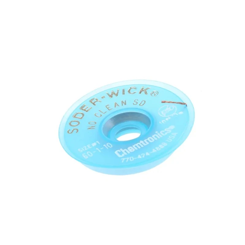 Chemtronics No Clean De-Soldering Braid 0.8mm Width, 3m Length 60-1-10