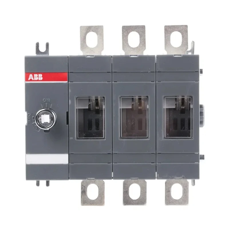 ABB 3-Pole Base Isolator Switch, IP65, 200A, 144 kW, 690V AC, OT Series OT160EV03P 1SCA120514R1001
