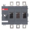 ABB 3-Pole Base Isolator Switch, IP65, 200A, 144 kW, 690V AC, OT Series OT160EV03P 1SCA120514R1001