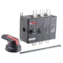ABB 3-Pole Base Isolator Switch, IP65, 200A, 144 kW, 690V AC, OT Series OT160EV03P 1SCA120514R1001