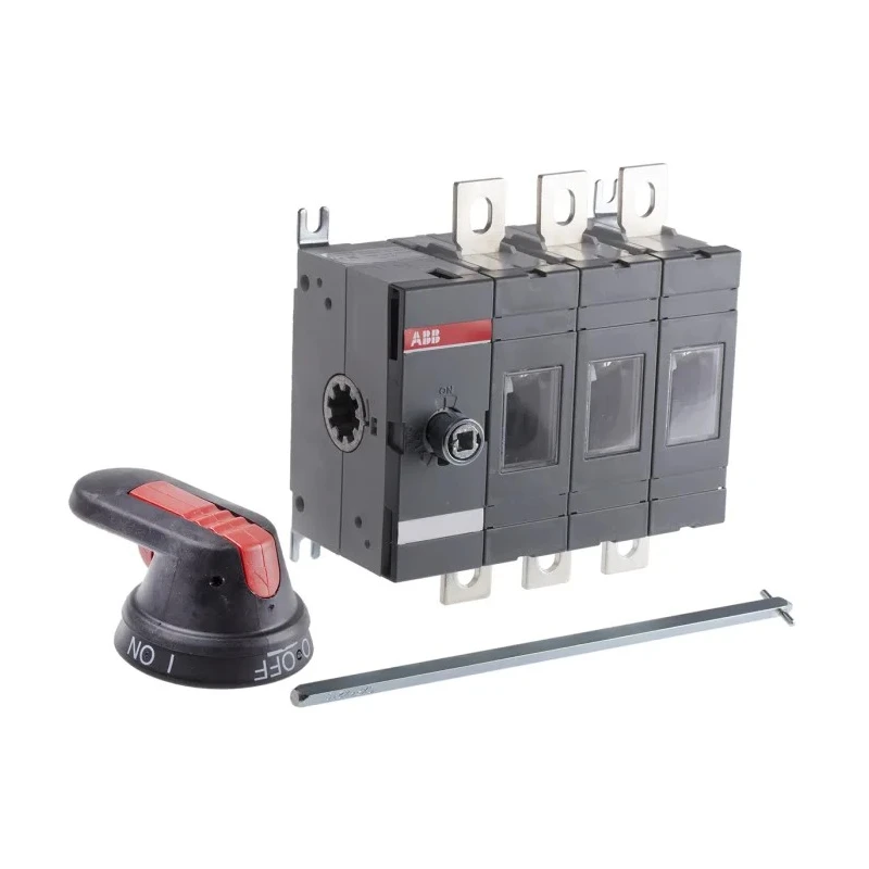 ABB 3-Pole Base Isolator Switch, IP65, 200A, 144 kW, 690V AC, OT Series OT160EV03P 1SCA120514R1001