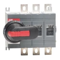 ABB 3-Pole Base Isolator Switch, IP65, 200A, 144 kW, 690V AC, OT Series OT160EV03P 1SCA120514R1001