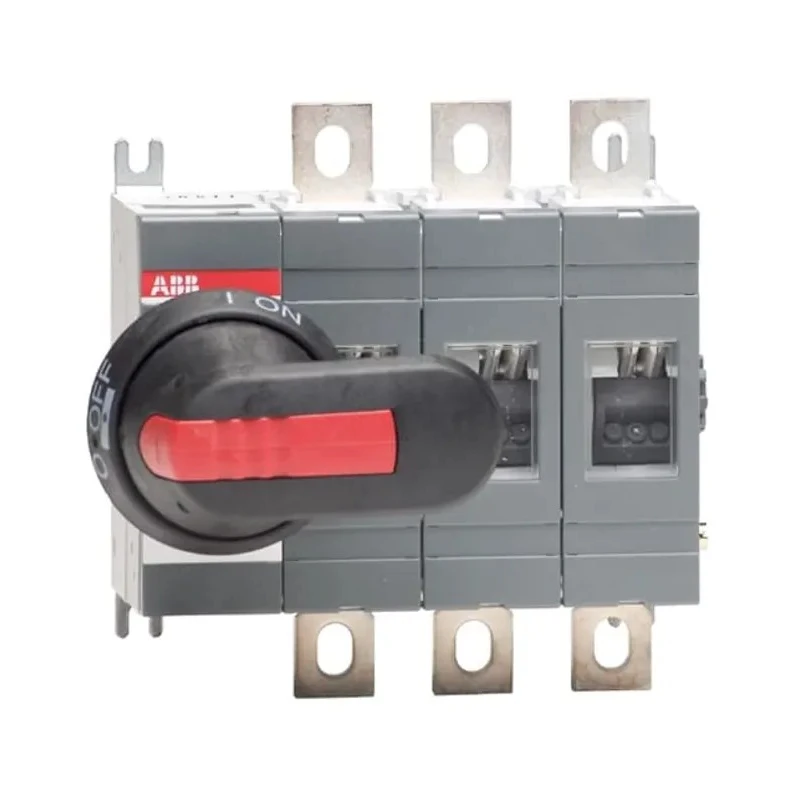 ABB 3-Pole Base Isolator Switch, IP65, 200A, 144 kW, 690V AC, OT Series OT160EV03P 1SCA120514R1001