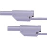 Schutzinger Connector Test Lead 32A, 1kV, Purple, 500 mm Lead Length VSFK 6000 / 2.5 / 50 / PVI