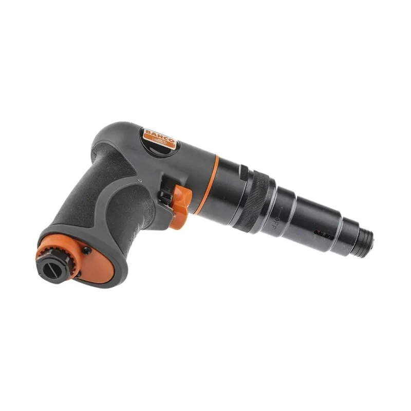 Bahco Pistol Grip Air Screwdriver with 6.35 mm BSP Air Inlet, 113 L/min Air Consumption, 1800 RPM Speed BP826