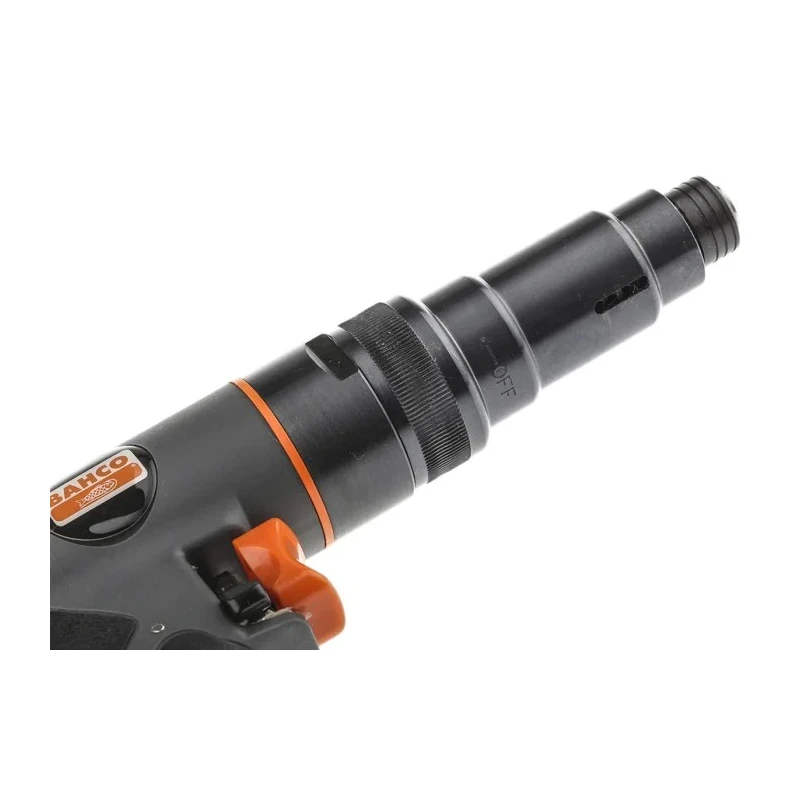 Bahco Pistol Grip Air Screwdriver with 6.35 mm BSP Air Inlet, 113 L/min Air Consumption, 1800 RPM Speed BP826