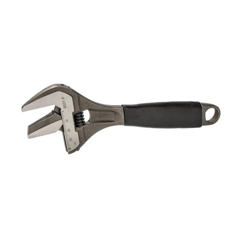 Bahco Adjustable Wrench 39 mm Jaw Capacity 218mm Overall Length Plastic Handle 9031P
