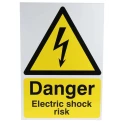 RS PRO Electrical Hazard Warning Sign Polypropylene 420mm x 297mm 763-1588