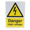RS PRO Electrical Hazard Warning Sign Danger High Voltage Polypropylene 210mm x 148mm 763-1755