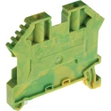 RND RS PRO Earth Terminal Block Green Yellow 2.5mm² 1-Level Screw Termination 5.1mm Pitch 762-2534