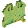 RND RS PRO Earth Terminal Block Green Yellow 2.5mm² 1-Level Screw Termination 5.1mm Pitch 762-2534