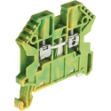 RND RS PRO Earth Terminal Block Green Yellow 2.5mm² 1-Level Screw Termination 5.1mm Pitch 762-2534