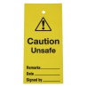 RS PRO Lockout Tag Plastic 110mm x 50mm 10 Per Pack 763-2106
