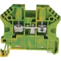 RND RS PRO Earth Terminal Block Green Yellow 2.5mm² 1-Level Screw Termination 5.1mm Pitch 762-2534