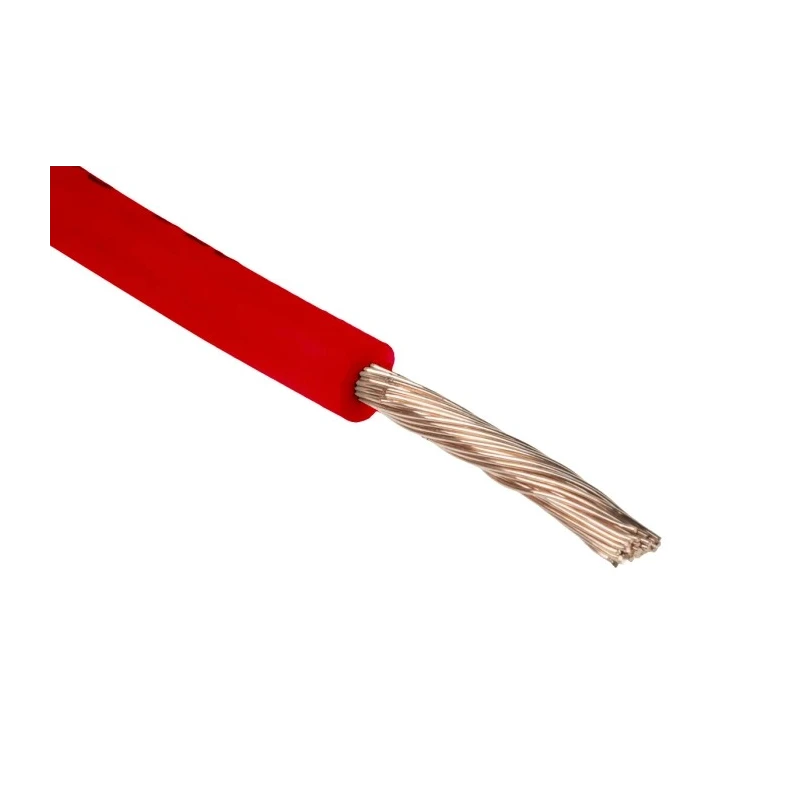 RS PRO Red 2.5 mm² Cross-Linked Low Smoke Hook Up Wire, 13 AWG, 50x0.25 mm Core Strands, 100 m, 750 V, 90°C 763-7646