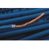 RS PRO Blue 0.75 mm² Single Core Hook Up Wire, 18 AWG, 24x0.2 mm Strands, 2.34 mm OD, 100 m, Cross-Linked Low Smoke 763-7570