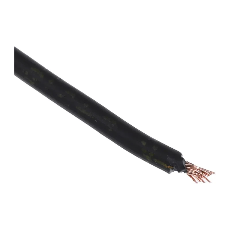 RS PRO Black 0.75 mm² Hook Up Wire, 18 AWG, 24/0.2 mm Strands, 100 m Length, Zero Halogen 763-7573