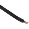 RS PRO Black 0.75 mm² Hook Up Wire, 18 AWG, 24/0.2 mm Strands, 100 m Length, Zero Halogen 763-7573