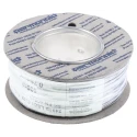 RS PRO Black 0.75 mm² Hook Up Wire, 18 AWG, 24/0.2 mm Strands, 100 m Length, Zero Halogen 763-7573