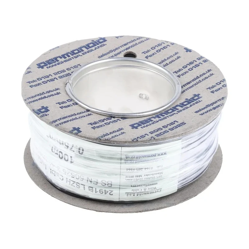 RS PRO Black 0.75 mm² Hook Up Wire, 18 AWG, 24/0.2 mm Strands, 100 m Length, Zero Halogen 763-7573