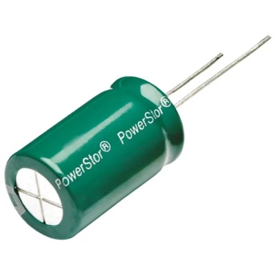 Eaton 60 F Electric Double Layer Supercapacitor 2.7V DC Through Hole Mount HV1840-2R7606-R