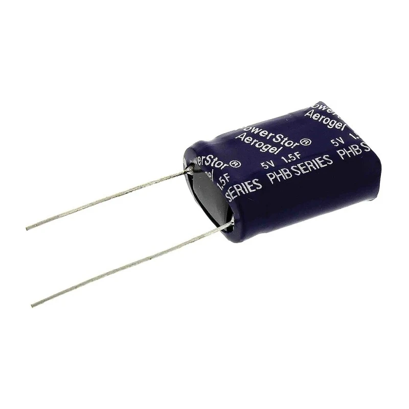 Eaton 3F Electric Double Layer Supercapacitor 5V DC, Through Hole Mount, PHB-5R0V305-R