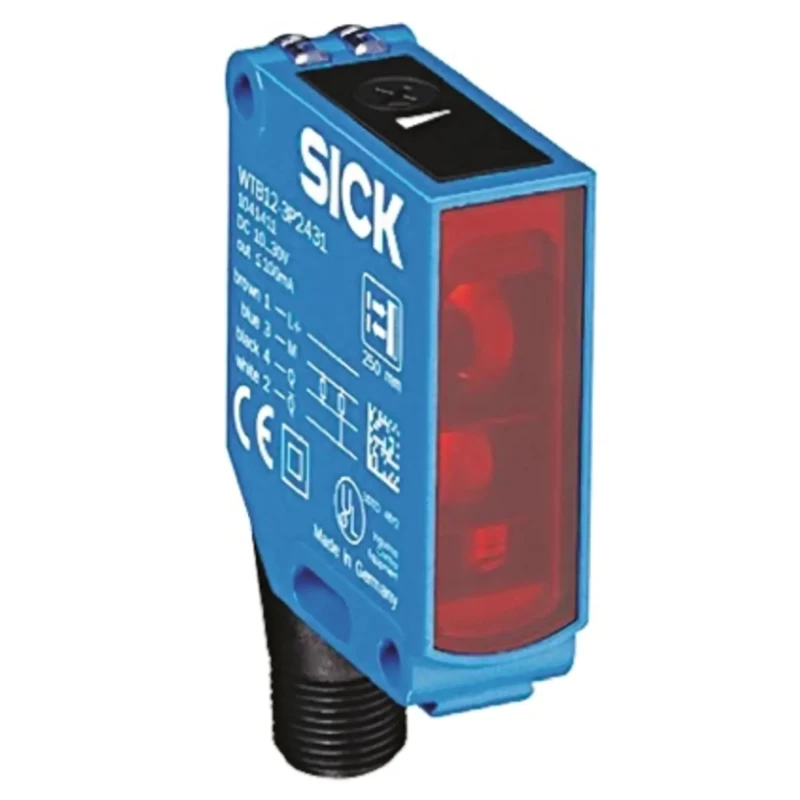 SICK Background Suppression Photoelectric Sensor, Block Sensor, 20 mm to 350 mm Detection Range, PNP Output WTB12-3F2431