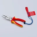 Knipex Combination Plier, 200mm Overall Length, Tool Steel, Chrome Finish, Comfortable Grip, VDE/1000V Approved 13 96 200