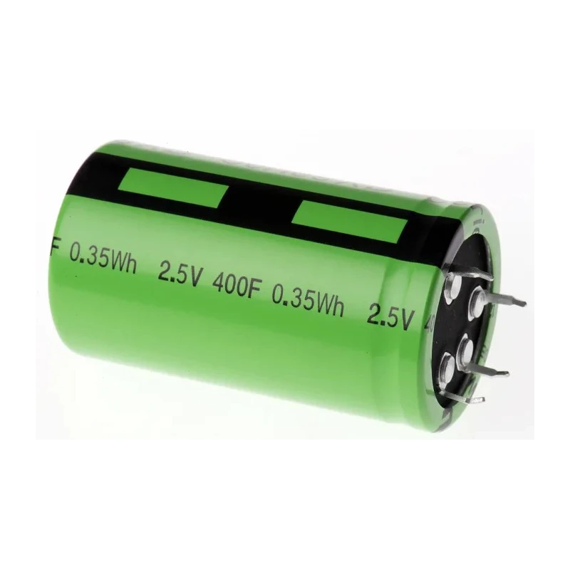 Eaton 400 F Supercapacitor ±10 % Tolerance, 2.5V dc, Through Hole Mount XB3560-2R5407-R