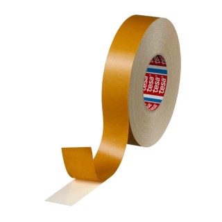 Tesa White Double Sided Cloth Tape, Adhesion Strength 7.6N/cm, Tensile Strength 80N/cm, Cloth Backing, 38mm x 04964-00033-00