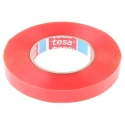 Tesa Transparent Double Sided Plastic Tape 19mm Width, 50m Length, Acrylic Adhesive, Polyethylene 04967-00011-06