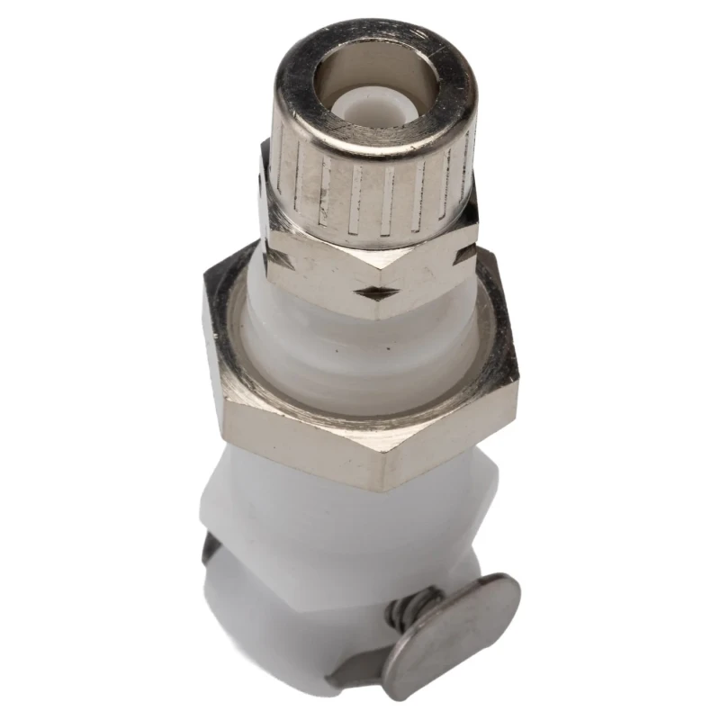Colder Products Hose Connector 6 mm ID Acetal Body Male Connection Natural White 8.3 bar PLC120-M8