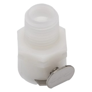 Colder Products Hose Connector 1/4 in BSPT Male Acetal Body 8.3 bar PLC100-04BSPT