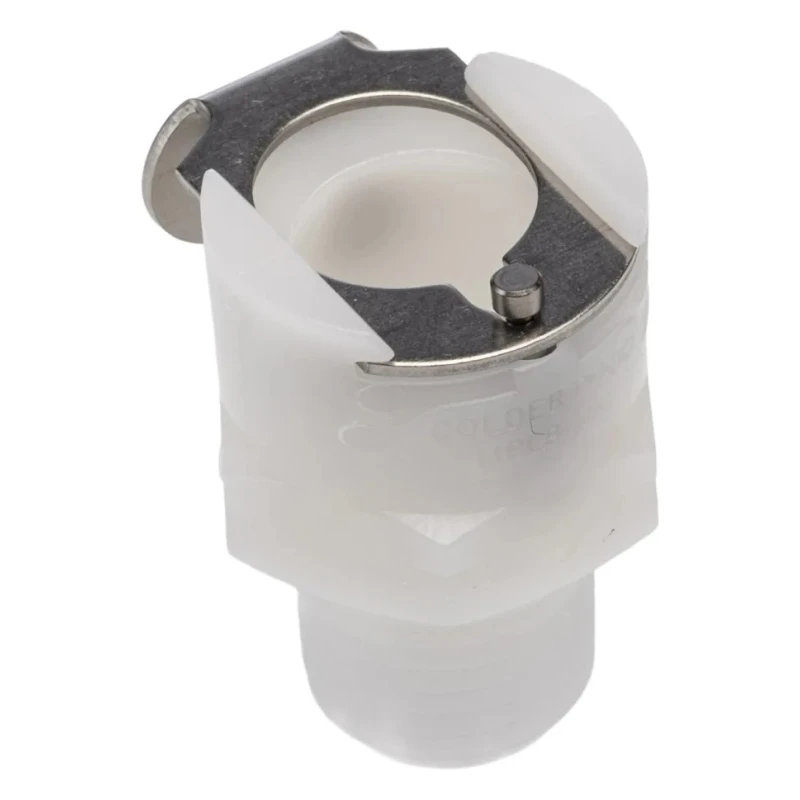 Colder Products Hose Connector 1/4 in BSPT Male Acetal Body 8.3 bar PLC100-04BSPT