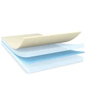 Tesa Transparent Double Sided Plastic Tape Polyethylene Terephthalate Backing 50mm x 50m 13.4N/cm Adhesion 04967-00013-06