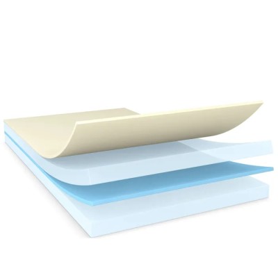 Tesa Transparent Double Sided Plastic Tape Polyethylene Terephthalate Backing 50mm x 50m 13.4N/cm Adhesion 04967-00013-06