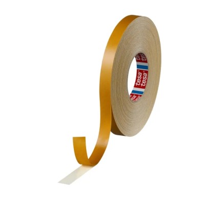 Tesa White Double Sided Cloth Tape, 19mm x 50m, 7.6N/cm Adhesion, 80N/cm Tensile Strength, Natural Rubber 04964-00075-00