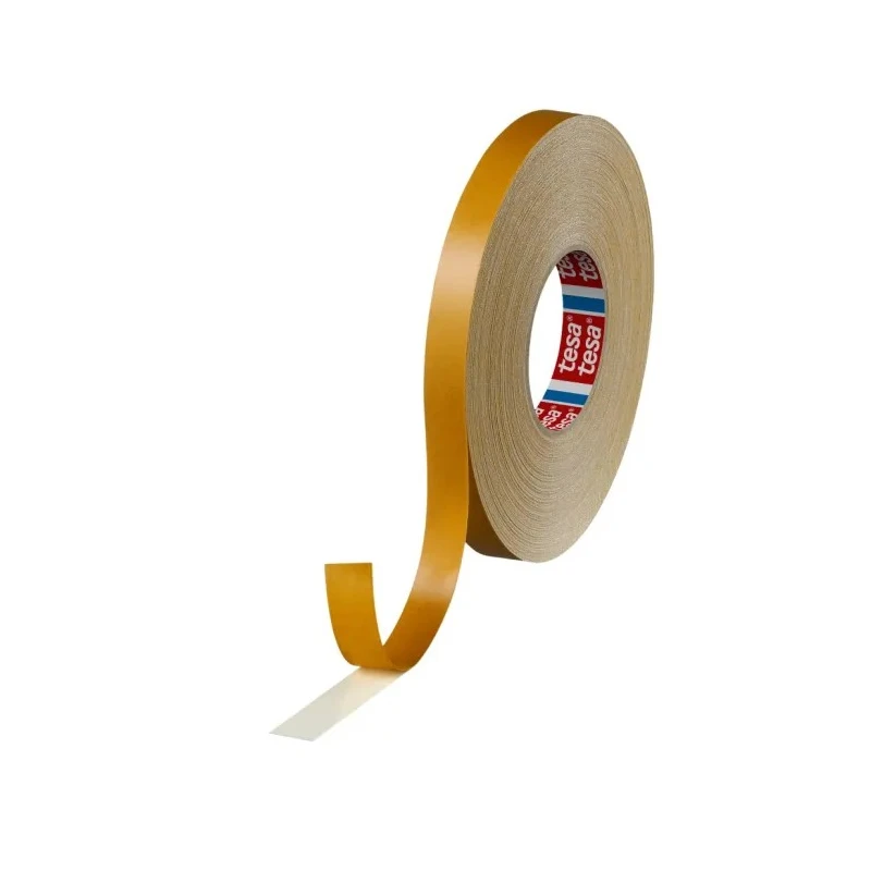 Tesa White Double Sided Cloth Tape, 19mm x 50m, 7.6N/cm Adhesion, 80N/cm Tensile Strength, Natural Rubber 04964-00075-00