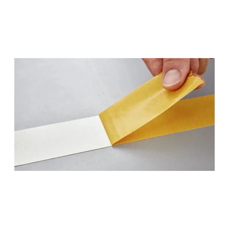 Tesa White Double Sided Cloth Tape, 19mm x 50m, 7.6N/cm Adhesion, 80N/cm Tensile Strength, Natural Rubber 04964-00075-00