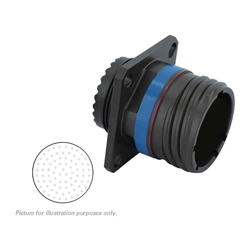 Souriau Sunbank by Eaton 79 Way Panel Mount MIL Spec Circular Connector Copper Alloy Straight 8D 8D021Z35PN