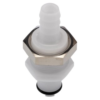 Colder Products Hose Connector with 7.94 mm ID, Natural White Acetal Body, Maximum 8.3 bar Pressure PLCD420-05