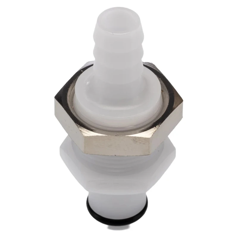 Colder Products Hose Connector with 7.94 mm ID, Natural White Acetal Body, Maximum 8.3 bar Pressure PLCD420-05