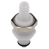 Colder Products Hose Connector with 7.94 mm ID, Natural White Acetal Body, Maximum 8.3 bar Pressure PLCD420-05