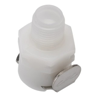 Colder Products Hose Connector 3.18 mm ID Acetal Body, BSPT Male Thread, 8.3 bar Maximum Pressure PMC10-02BSPT