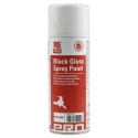 RS PRO 400 ml Black Gloss Acrylic-Based Spray Paint, Fast Drying, Chemical Resistant 764-3036