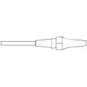 Weller Desoldering Nozzle 2.7 mm Aperture 16.5 mm Length for DSX120 WXDP120 WXDV120 T0051325699