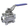 RS PRO Stainless Steel Threaded Manual Ball Valve BSPP 69 bar, 1-1/4 in, Stainless Steel Handle 764-4240