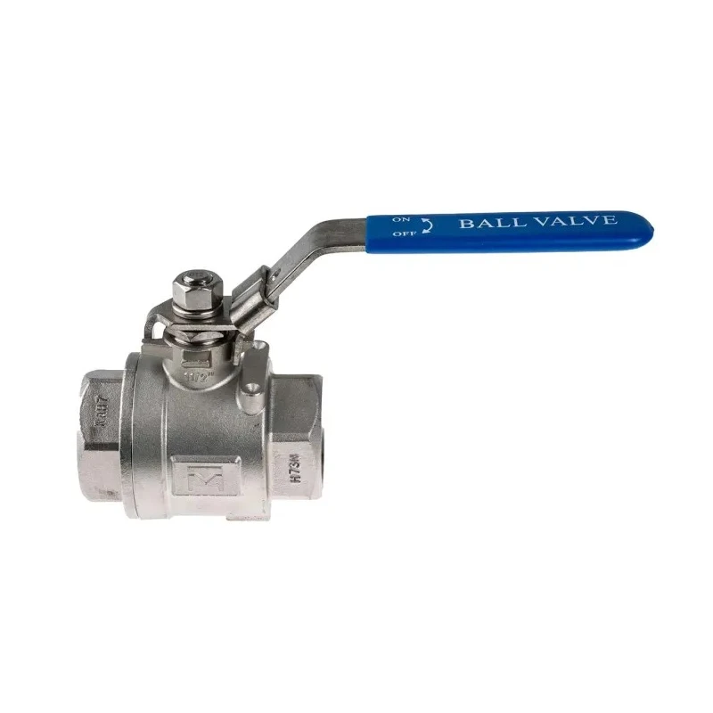 RS PRO ASTM A351-CF8M Stainless Steel Threaded 2-Way Ball Valve BSPP 1-1/2 in, 69 bar A351-CF8M