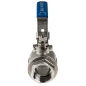 RS PRO ASTM A351-CF8M Stainless Steel Threaded 2-Way Ball Valve BSPP 1-1/2 in, 69 bar A351-CF8M